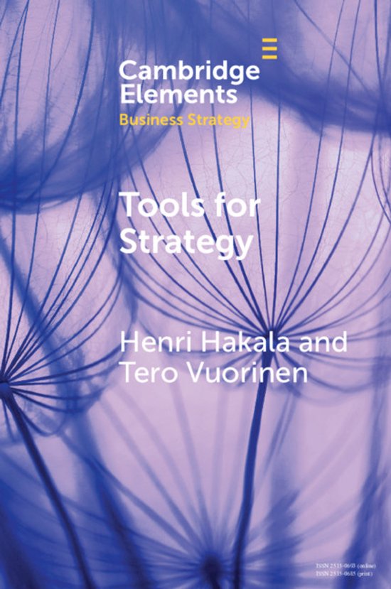 Elements in Business Strategy- Tools for Strategy - cover