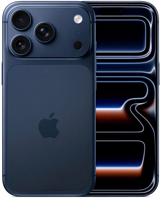 iPhone 17 Pro 256GB Blauw – 6,3″ OLED, A19 Pro-chip, 48MP triple camera, Ceramic Shield 2, 5G, eSIM
