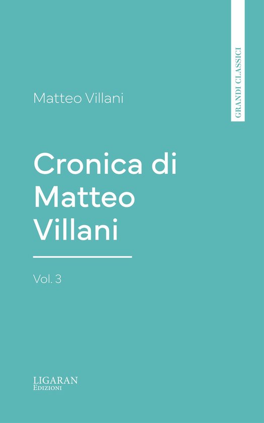 Cronica di Matteo Villani, vol. 3 - cover