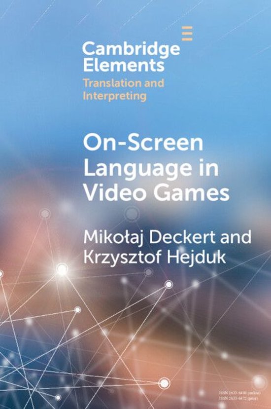 Elements in Translation and Interpreting - On-Screen Languag ... - cover
