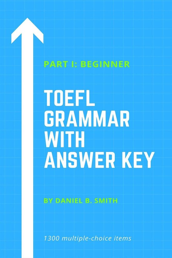 TOEFL Grammar With Answer Key Part I: Beginner - cover