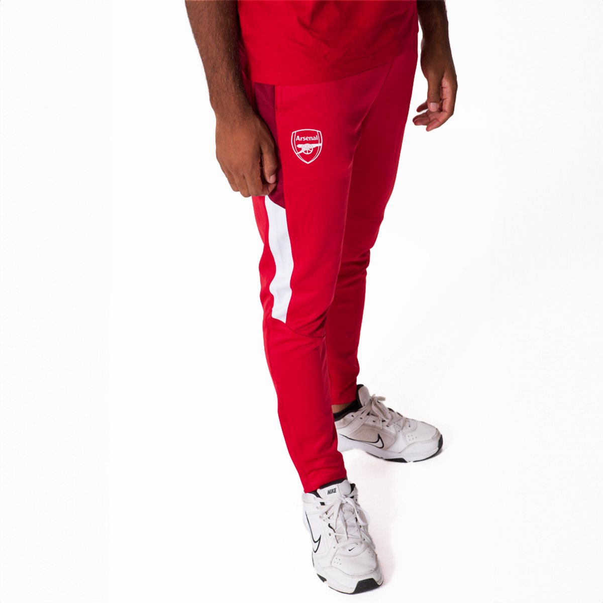 Arsenal Trainingspak Heren - Maat XL - Voetbal - Volwassenen - Polyester - Rood