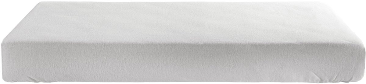 Matrasbeschermer Molton - 60x120cm - 100% Katoen - Emob - Matrasbeschermers - Wit - Katoen