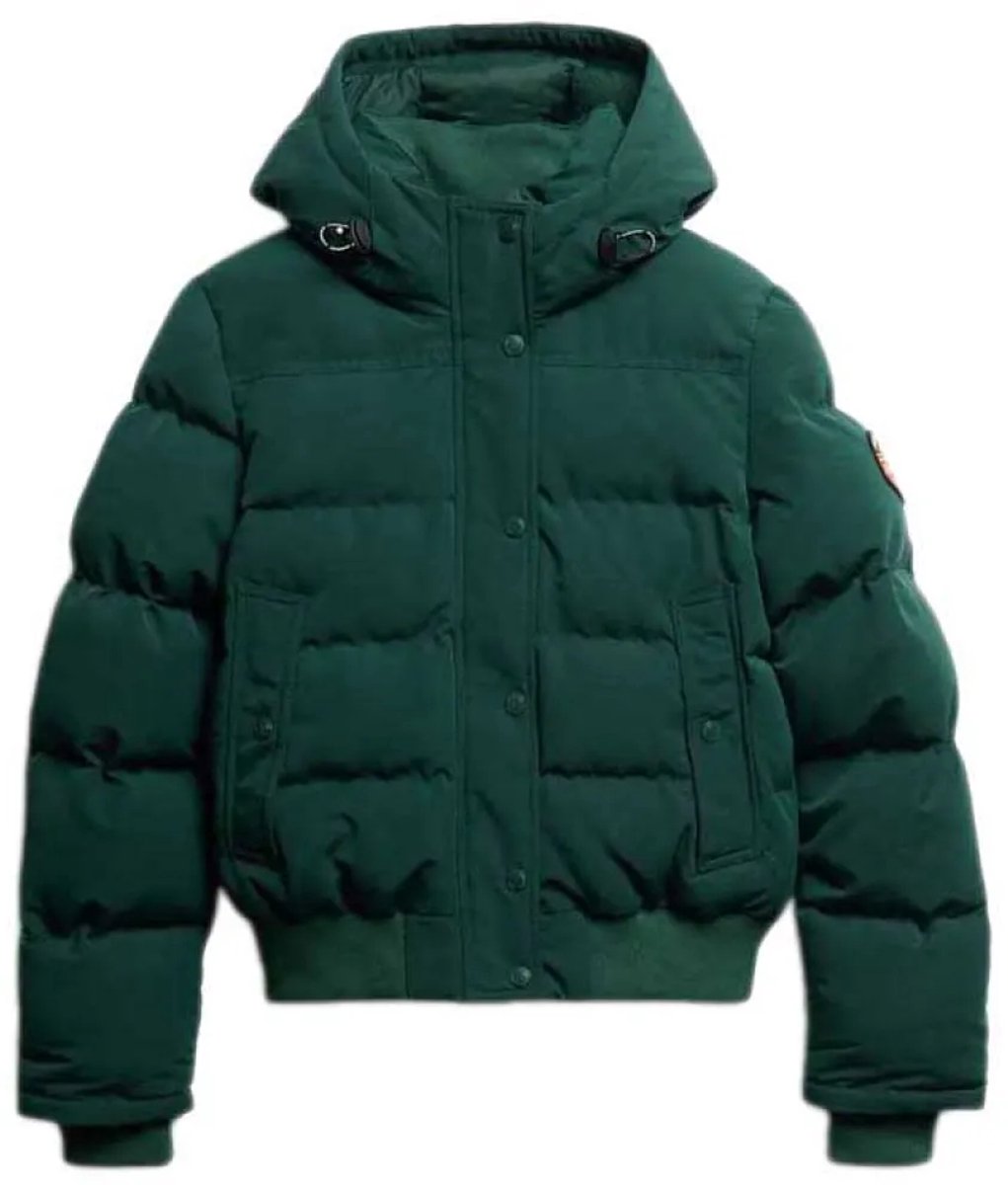 Superdry Everest Bomber Jas Dames Gewatteerde jassen Groen
