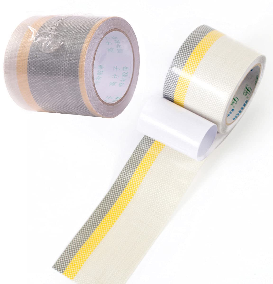Sterke Waterdichte Reparatie Tape voor Tenten, Luifels en Grondzeilen - 2 Rollen (5cm & 10cm)