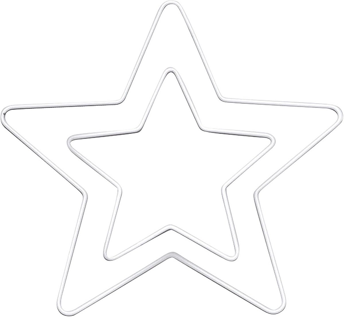 Metalen frame ster 15 cm - perfect voor dromenvangers, macramé en wanddecoratie