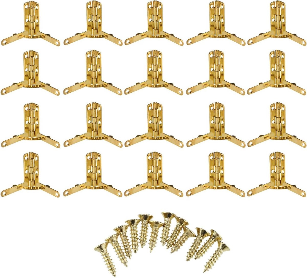 Ondersteuning-lente-scharnier-Sieraden-Wijn-Case-Horloge-Doos-Houten-Deksel-20-Stuks- 90-Graden-Handig-Goud-Geschikt-voor-Opslag-Bescherming-Sieraden-Watch-Box-Wijnkist-Houten-Ontwerp