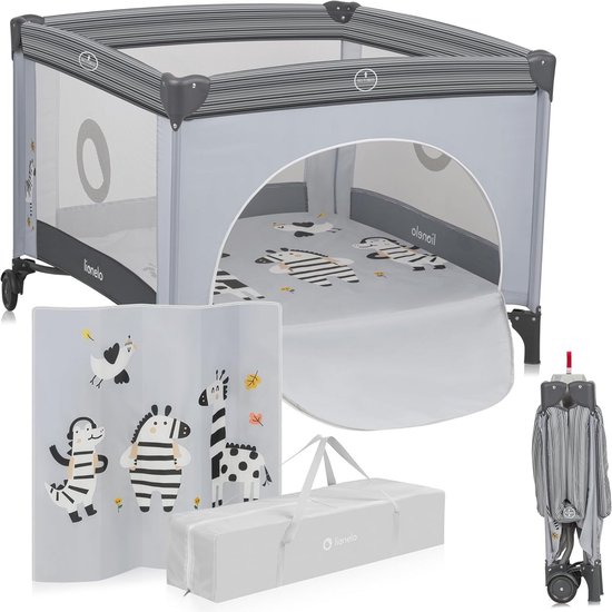 Opvouwbare Kinderbox met Matras voor Baby's en Peuters