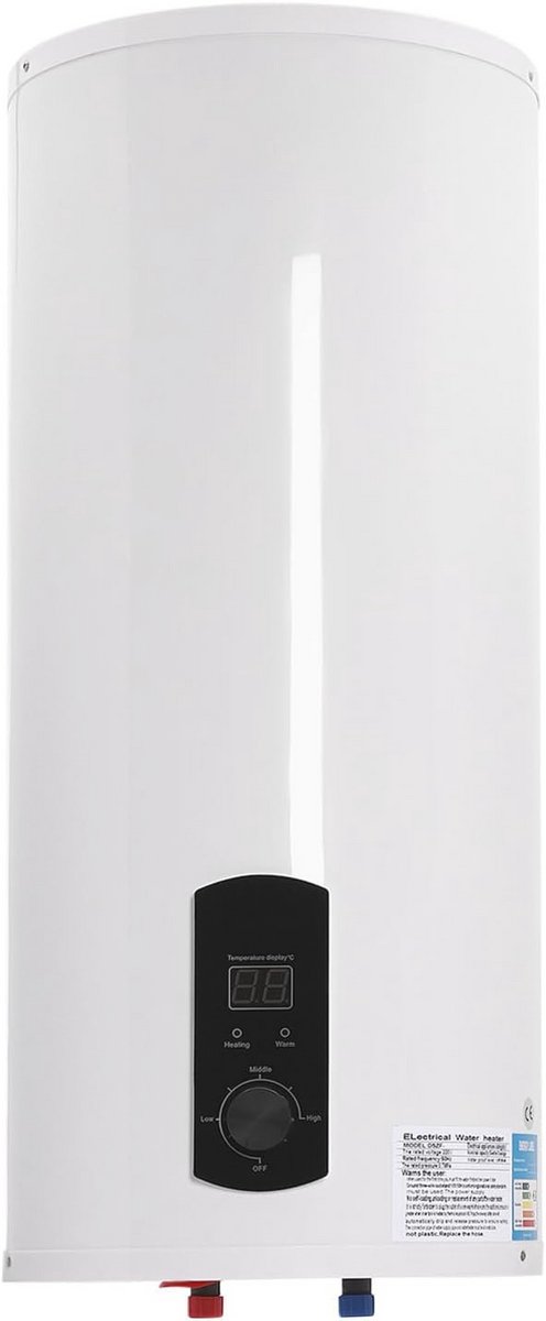 Elektrische warmwaterboiler 100 liter met LED-scherm en verticale installatie