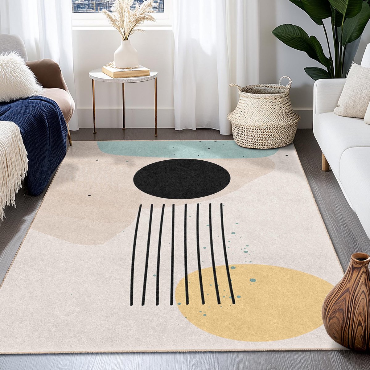 Mila Home - Tapijt Vloerkleed Rechthoek - Wasbaar - Antislip - OEKO-TEX Gecertificeerd - Voor Woonkamer, Slaapkamer, Keuken & Hal -9 1