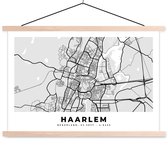 Porte-affiche avec affiche - Affiche scolaire - Carte - Haarlem - Nederland - 150x100 cm - lattes vierges