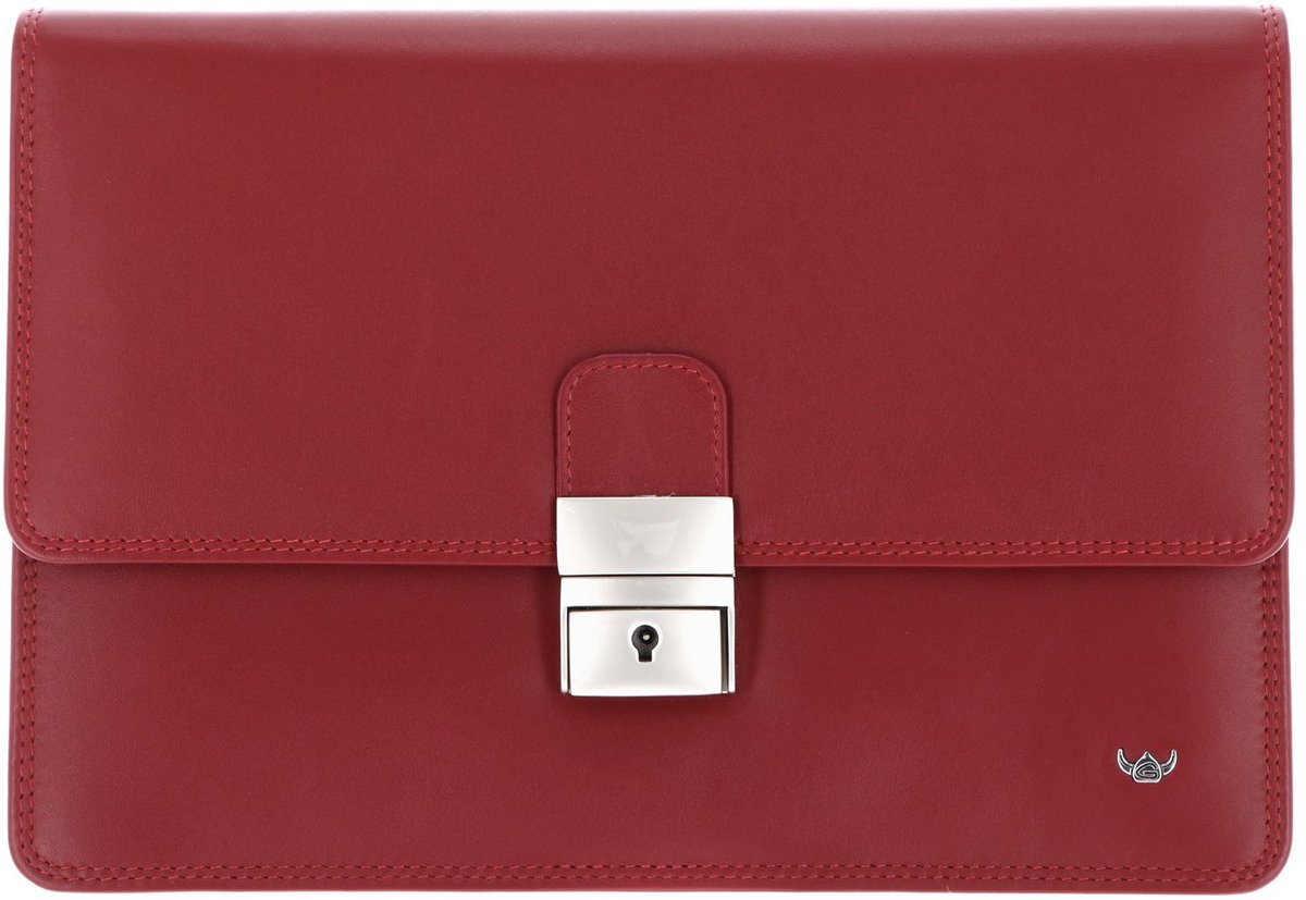 Golden Head Leren polstasje Polo Handgelenktasche 8215 Rot donkerrood