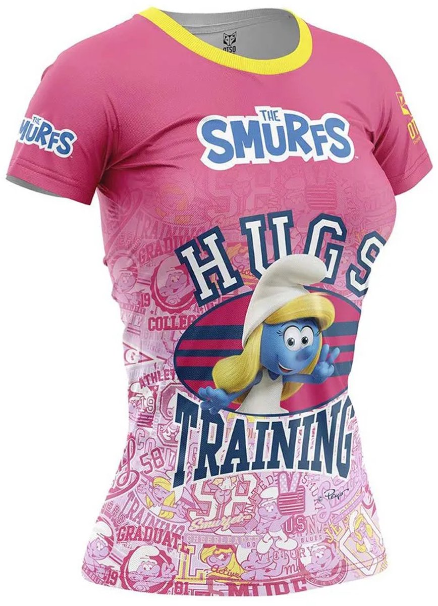 Otso Smurfs Hugs T-shirt Met Korte Mouwen Roze L Vrouw