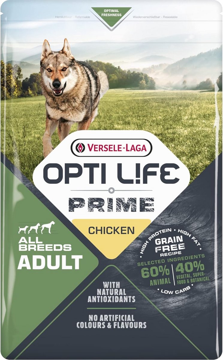 Premium Hondenvoer voor Alle Rassen met Kip - 2.5kg