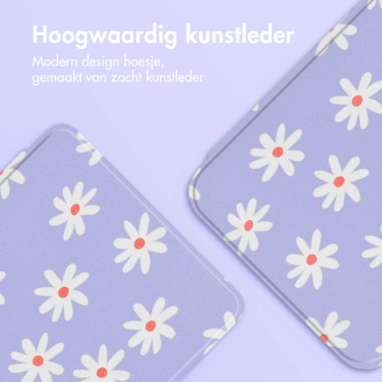 iMoshion Ereader Cover / Hoesje Geschikt voor Kobo Clara HD - iMoshion Design Sleepcover Bookcase zonder stand - / Flowers Distance van iMoshion — afbeelding 2