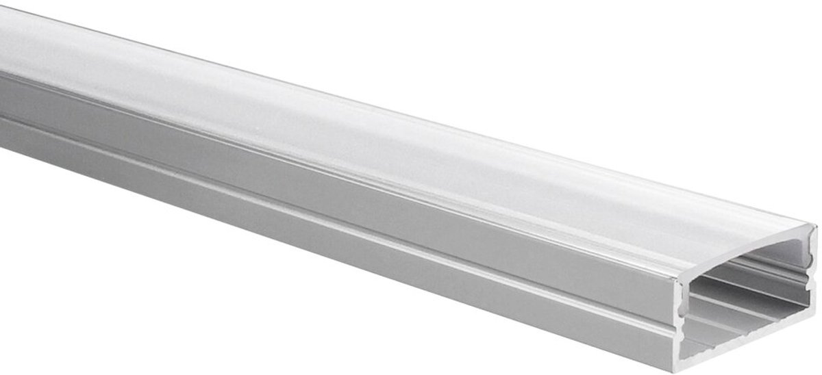 LED strip profiel Senisa aluminium breed 1m incl. transparante afdekkap