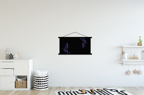 Porte-affiche avec affiche - Affiche scolaire - Vous reconnaissez les meilleures mères aux enfants les plus doux - Proverbes - Citations - Maman - 90x45 cm - Lattes noires