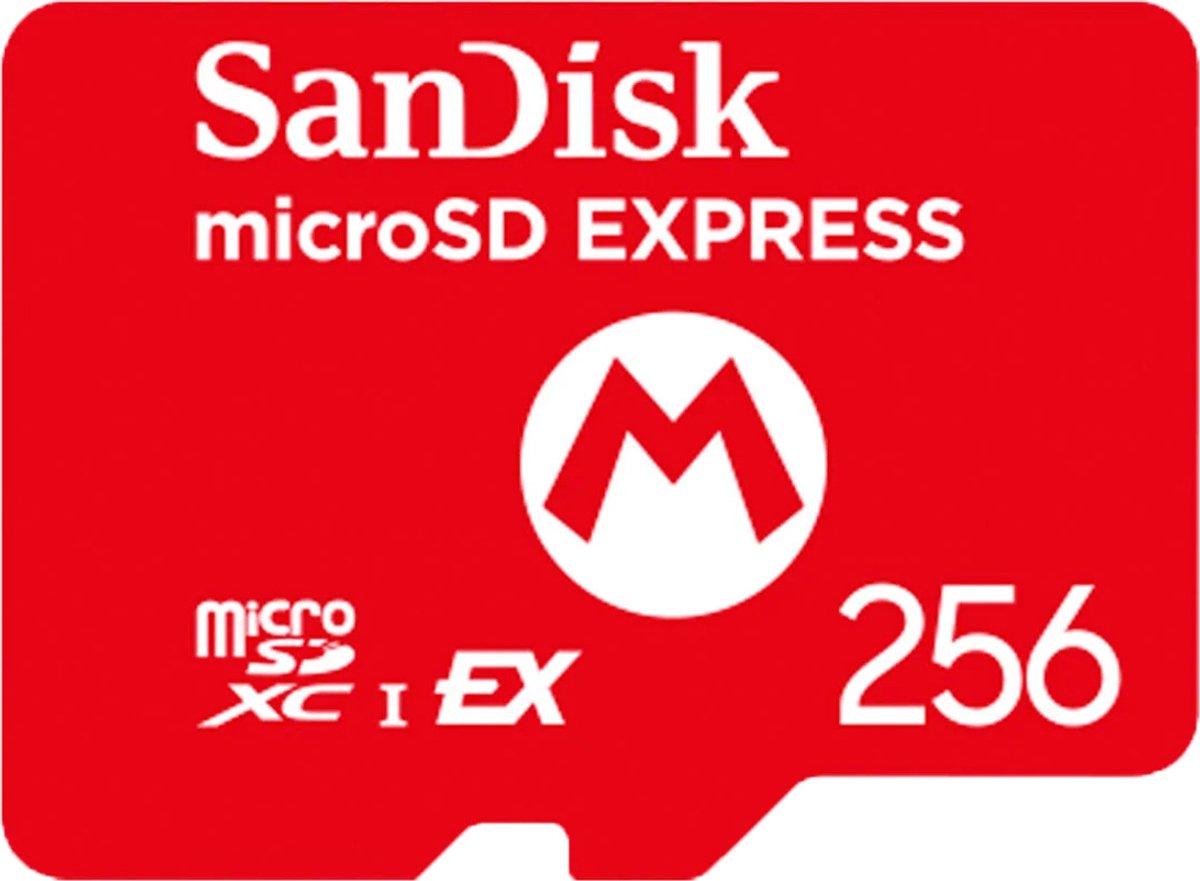 Nintendo Switch 2 Sandisk Microsdxc Express 256 Gb Rood Switch2™