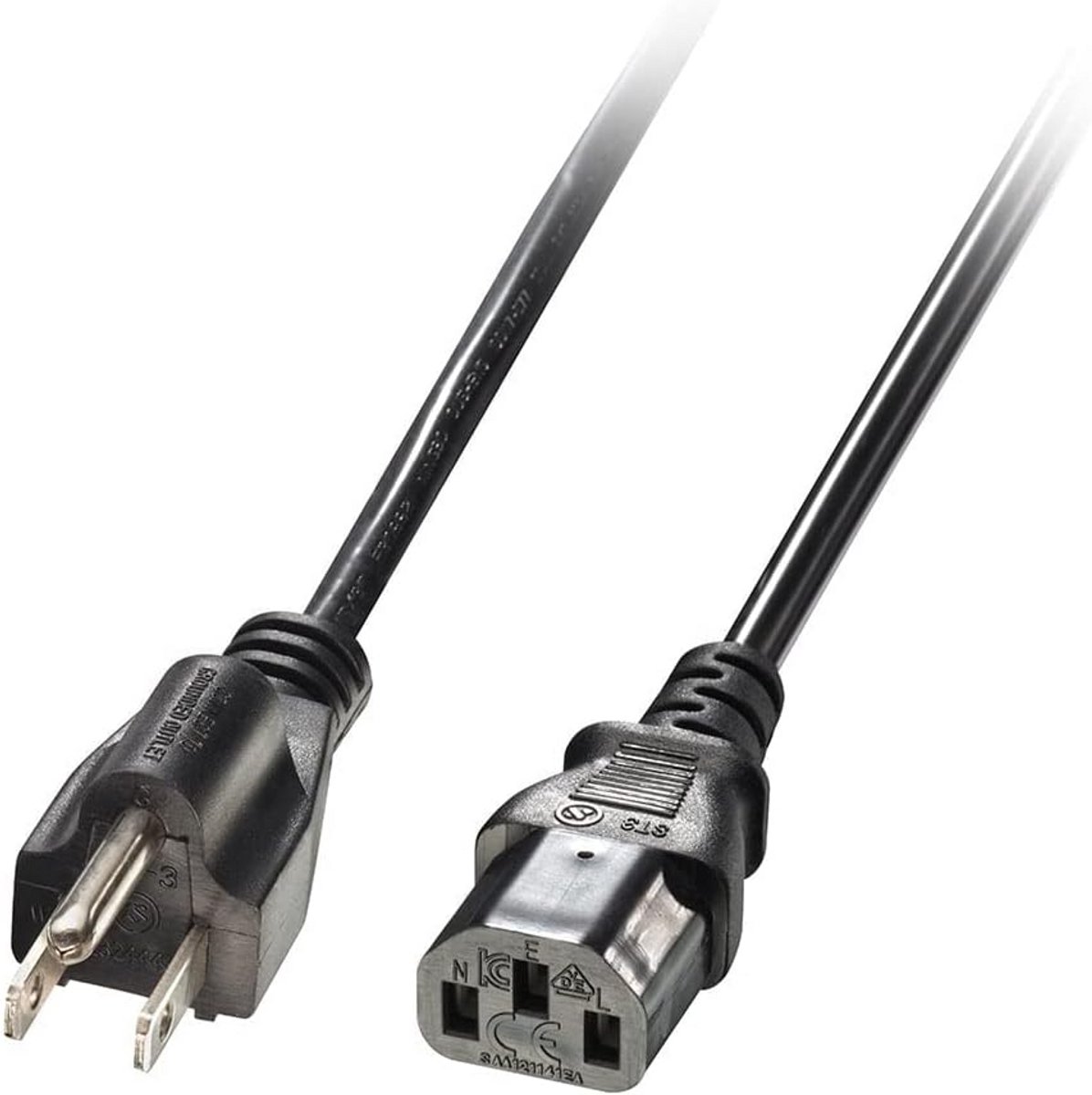 Amerikaanse Netsnoer 110V met 3 Stekkers en IEC 320 C13 Aansluiting