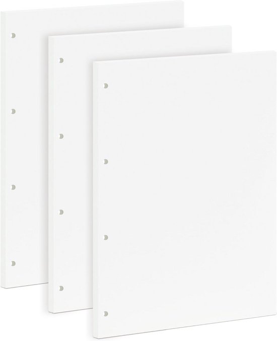 Foto: Navulpapier a4 blanco ongelinieerd 135 vellen universeel voor mappen en schetsen