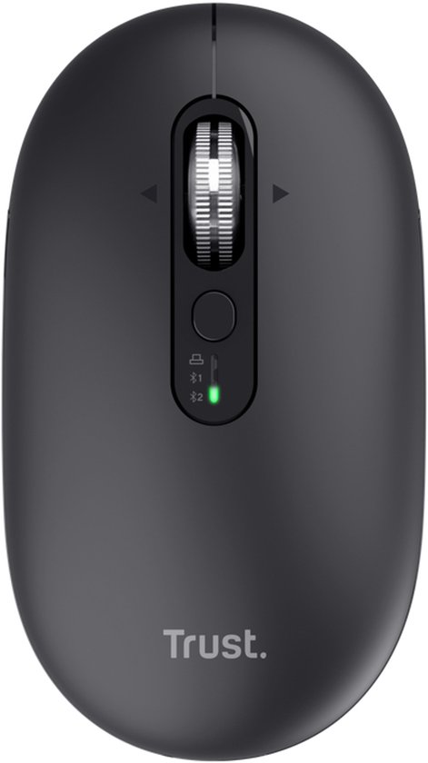 Trust Seron Slim Multi-wireless Hyperscroll - Draadloze Muis Zwart Draadloos