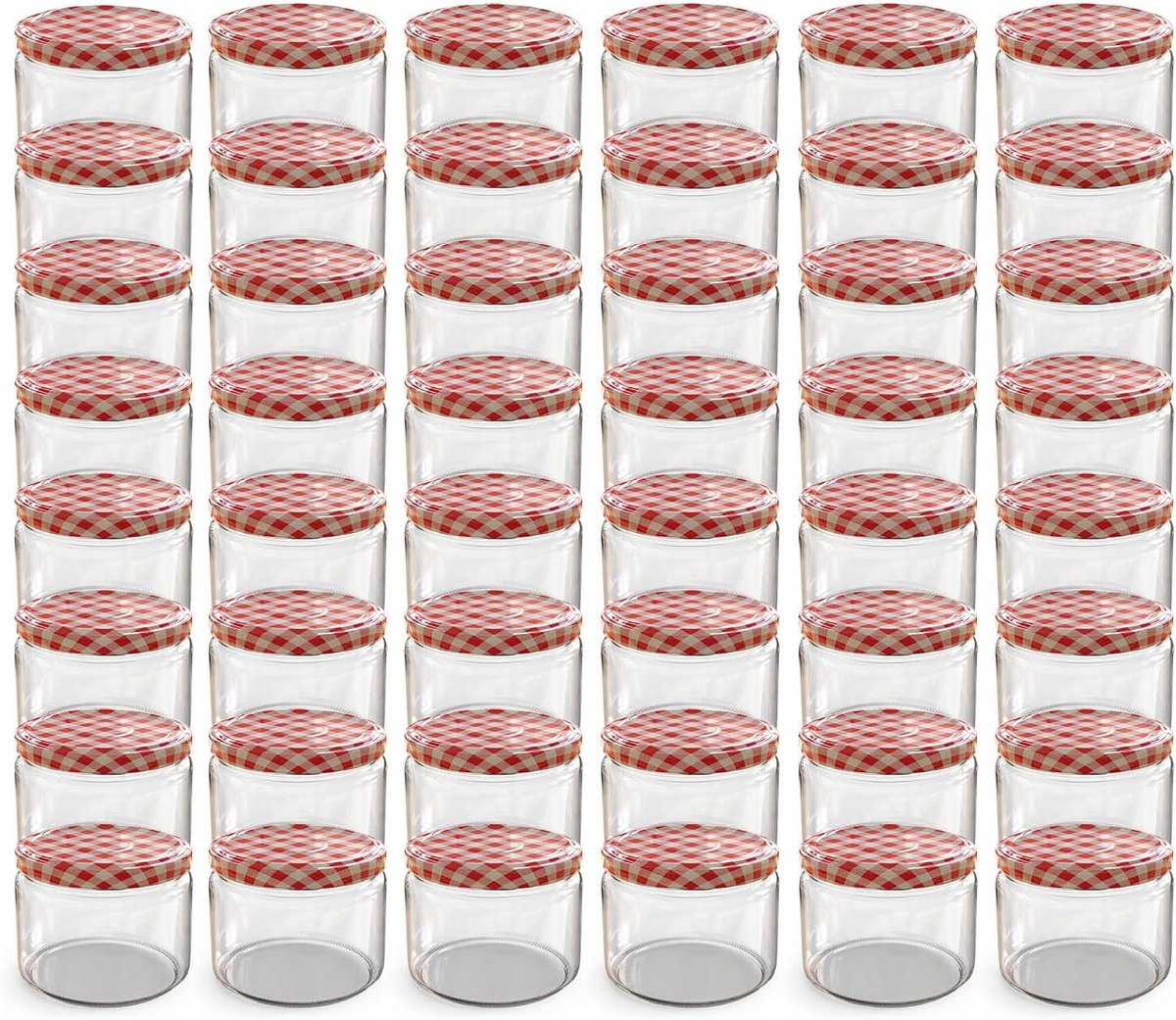 24 Stuks Kleine Inmaakpotten met Schroefdeksel (282ml) - Ideaal voor Jam, Dips en Bewaren