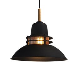 Bamyum Torchia Hanglamp Industrieel Metaal Ø34 cm, Vintage Hanglamp, E27 Pendellamp