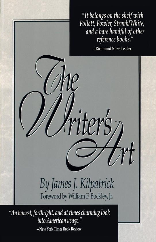 The Writer's Art - cover