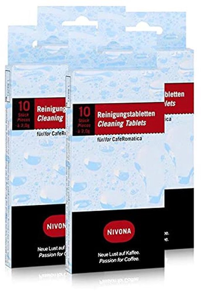 4x Cleaning Tablets voor Espresso- en Koffiemachines