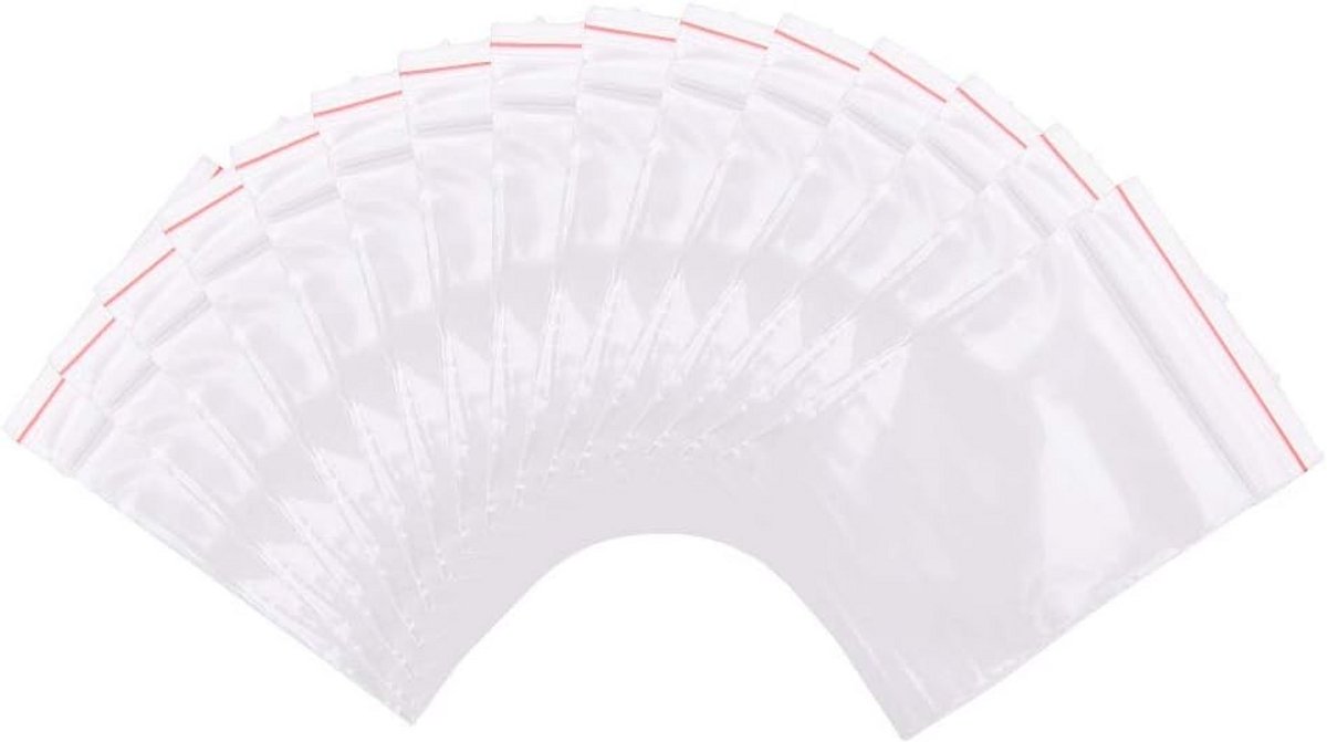 500 Stuks 7x5cm Heldere Ziplock Tassen voor Kleine Producten