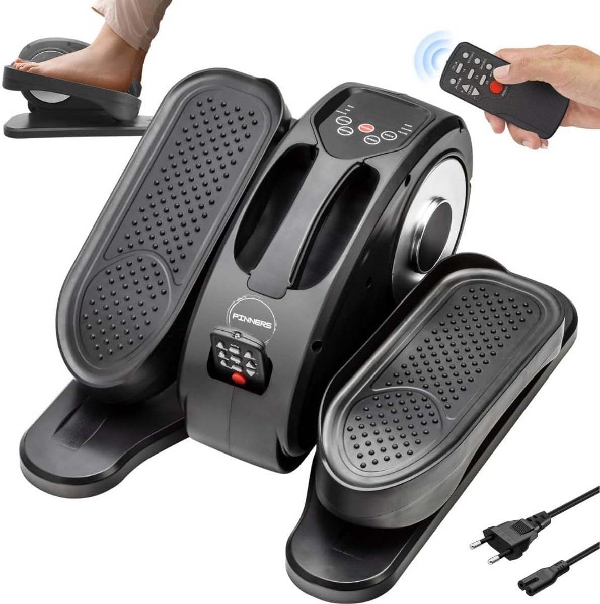 Draagbare Mini Elliptische Trainer voor Thuisgebruik – Onder-Bureau Fitnessapparaat voor Actieve Been- en Armoefeningen