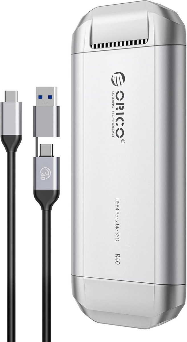 1TB Draagbare SSD - Tot 3000MB/s - USB-C, 40Gbps - Externe Solid State Drive met UASP