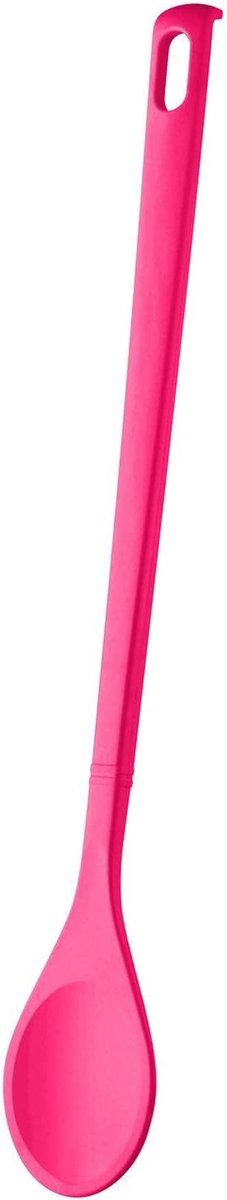 Kooklepel 30 cm - Hittebestendige Keukenhulp voor Gecoate Pannen - Koraal