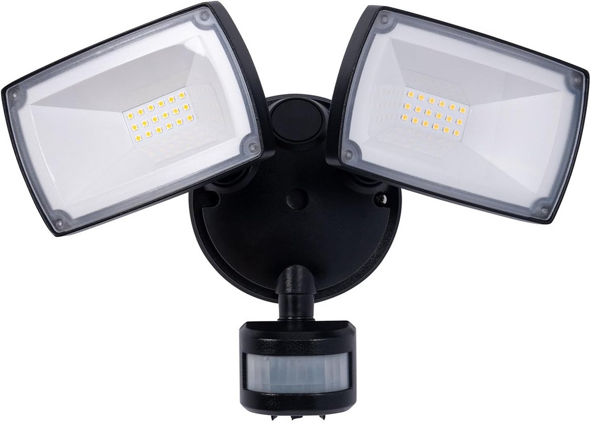 Dubbele LED Buitenlamp met PIR Sensor 30W Neutraal Wit