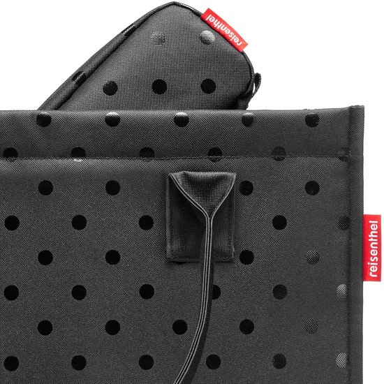Reisenthel Dailyshopper Set Shopper - Coffret cadeau - Gratuit Maquillage tasje - Glossy Dots Noir