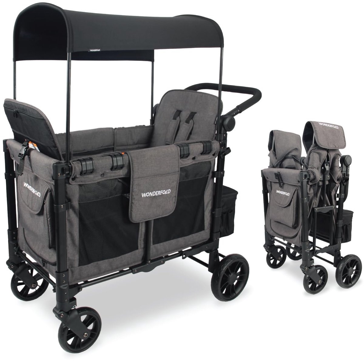 WonderFold W2 Elite Bolderkar Opvouwbaar voor 2 Kinderen - WonderFold - €499,00