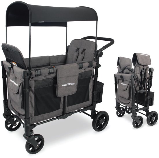 WonderFold W2 Elite Bolderkar Opvouwbaar voor 2 Kinderen - WonderFold - €499,00