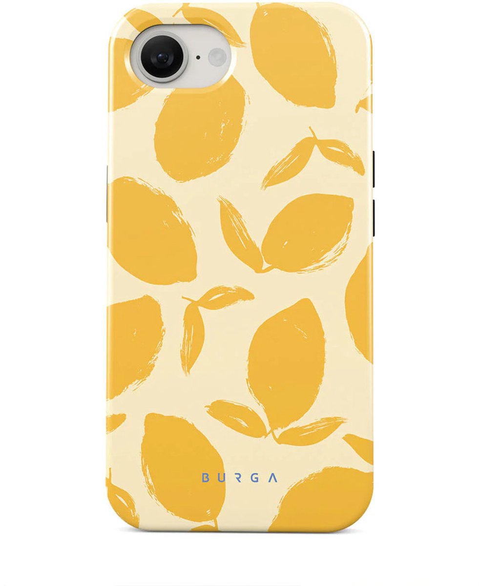 Burga Geschikt voor iPhone 17e / Geschikt voor iPhone 16e Tough Backcover hoesje magnetisch - Lemon Tart