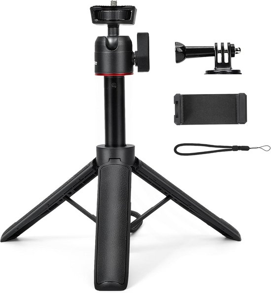 Rollei Comfort Desktop Mini Statief Met 360° Kogelkop - Tafelstatief Voor Camera & Smartphone