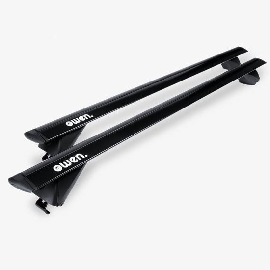 OMAC Dakdragers Aluminium TÜV-gekeurd Voor Suzuki Ignis II 2016-2026 – Met T-nut, Max 90 Kg, Zwart, Voor Open Dakrails 2 miniatura