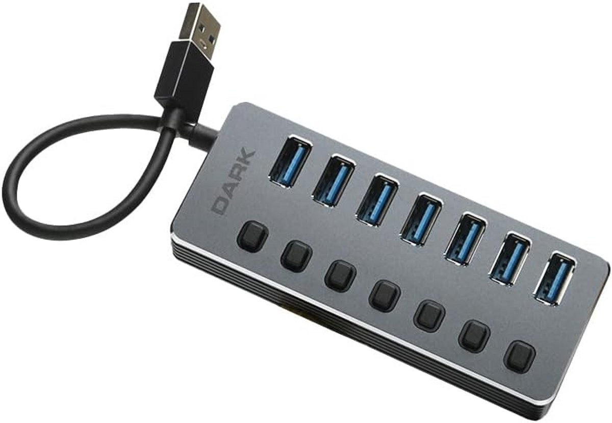 7-poorts USB 3.0 Hub met Hoge Snelheid