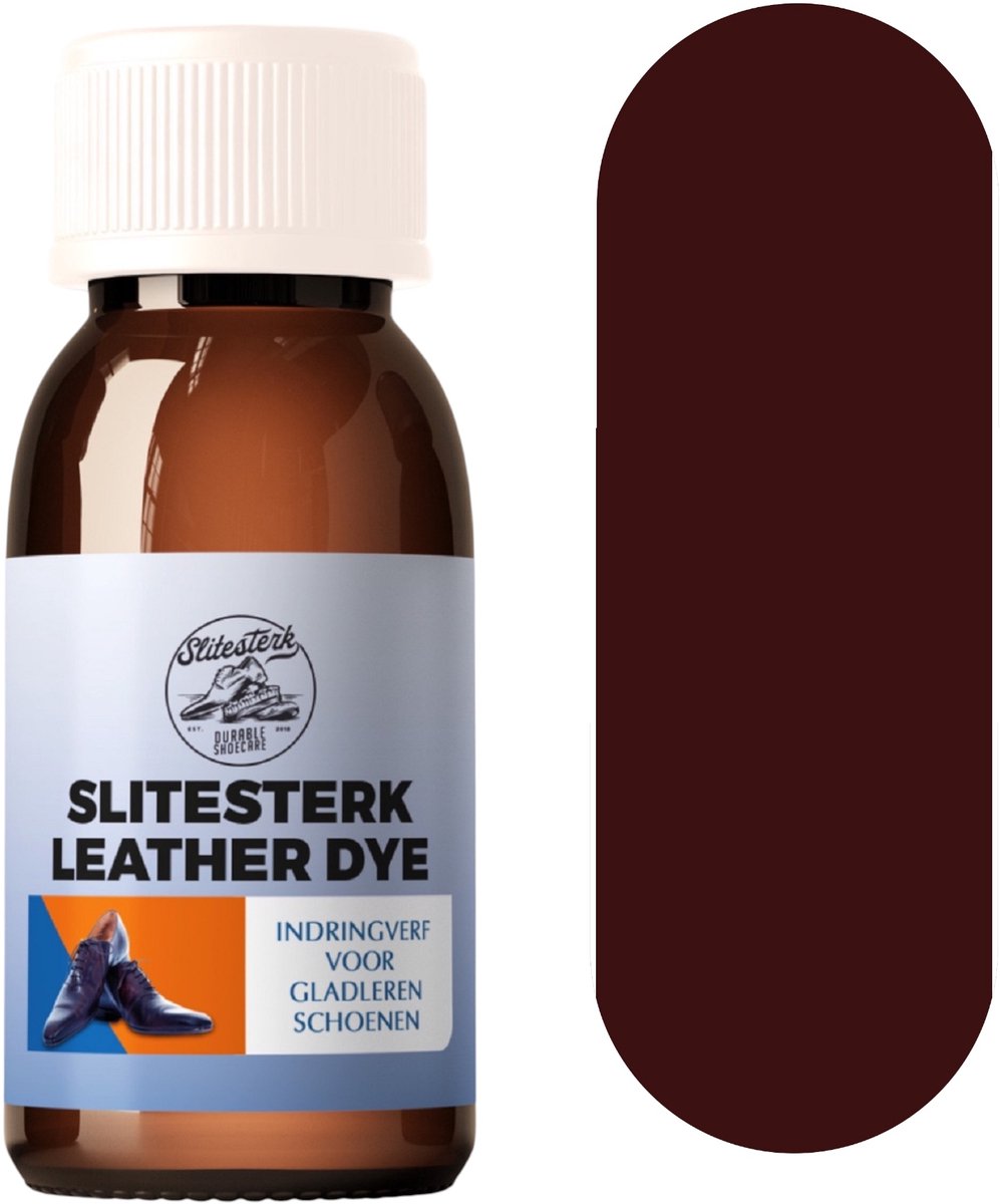 Slitesterk Indringverf voor Gladleer - Donker Bruin - 100ml