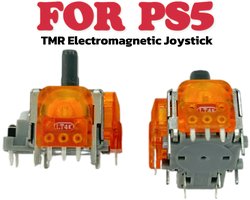 2 Geschikt voorTMR elektromagnetische joysticks, Geschikt voor PS5 controller, 3D simulatie joystick vervangingsonderdelen, duimjoysticks