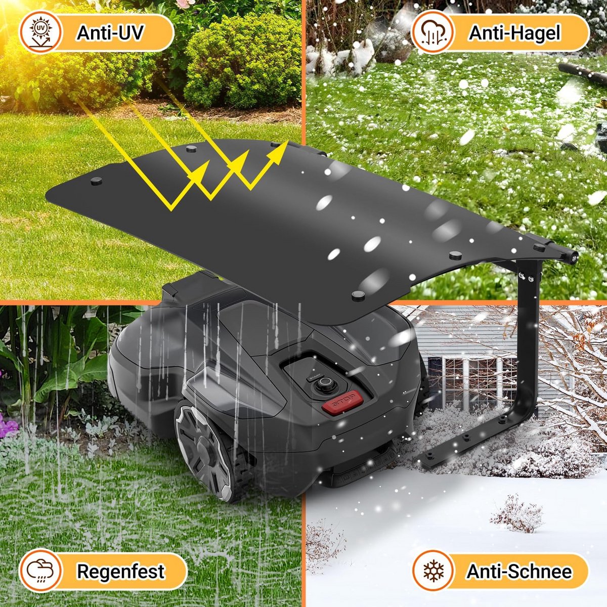 Opvouwbare Garage voor Robotmaaier - Weerbestendige - afbeelding 2