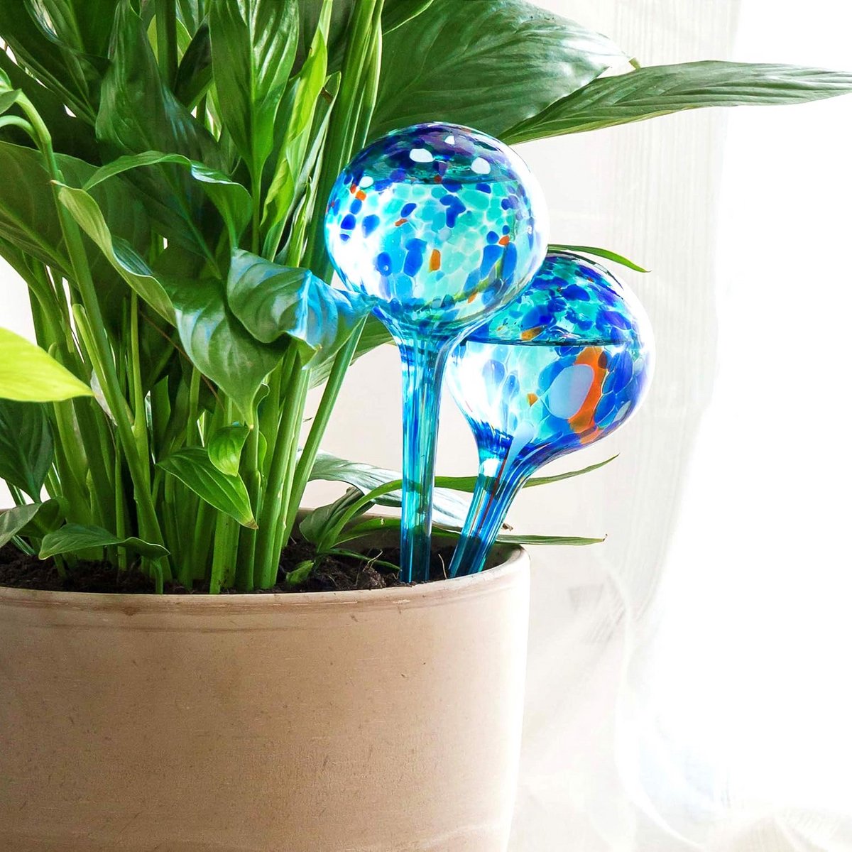 Watering Globe - Planten watergever - Planten voeding - Automatische watergift - 2 stuks - Transparant