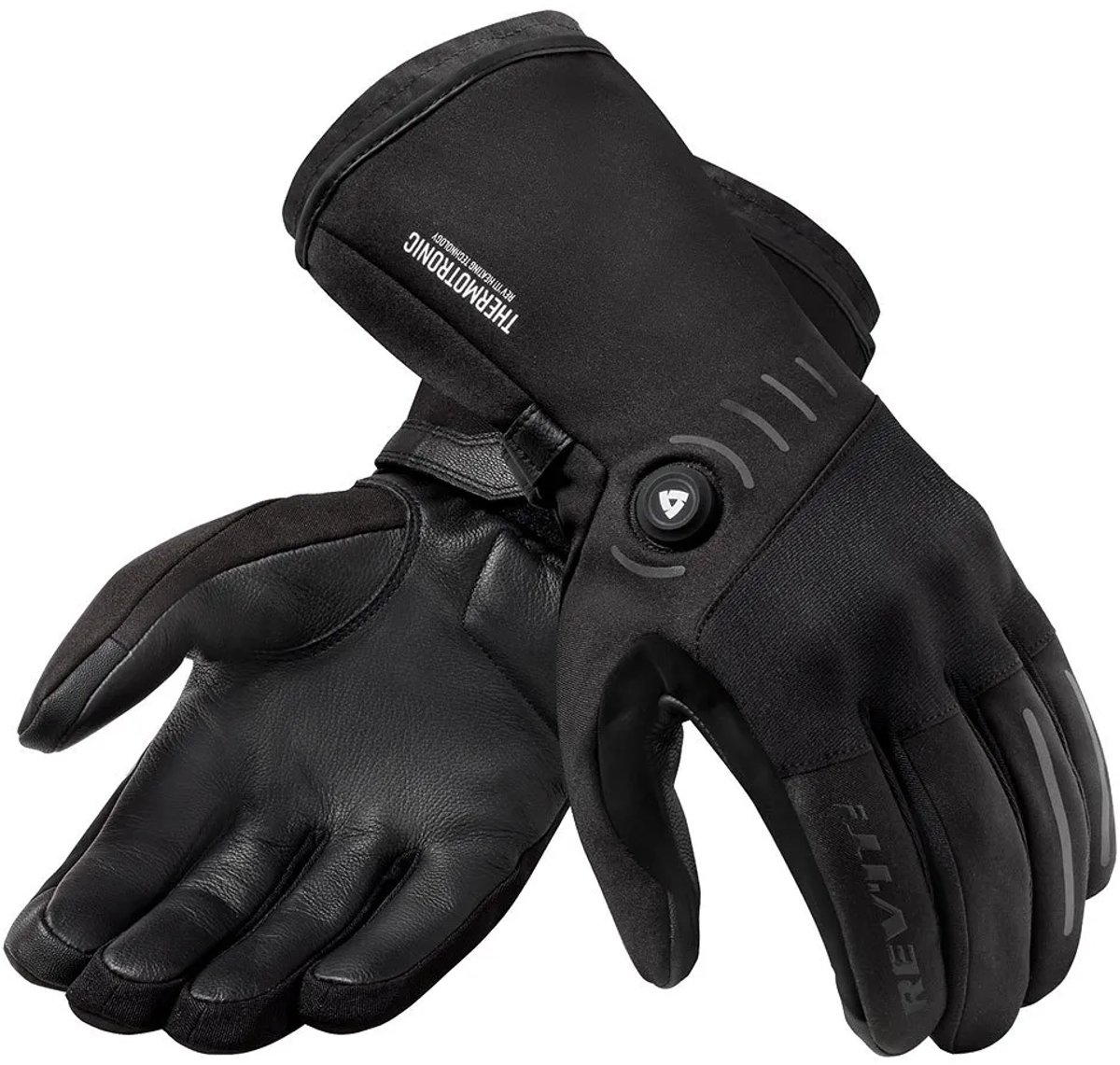 REV'IT! Freedom H2O Zwart Verwarmde Handschoenen - Maat L - Handschoen – foto 2