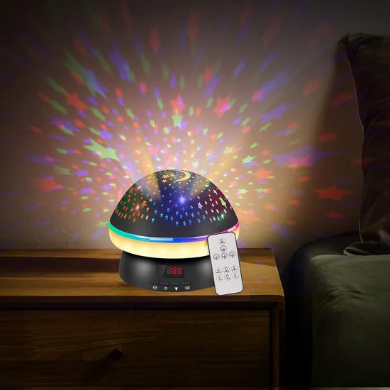 Sterrenhemel Projector Nachtlamp voor Kinderen met Afstandsbediening en Timer — afbeelding 3