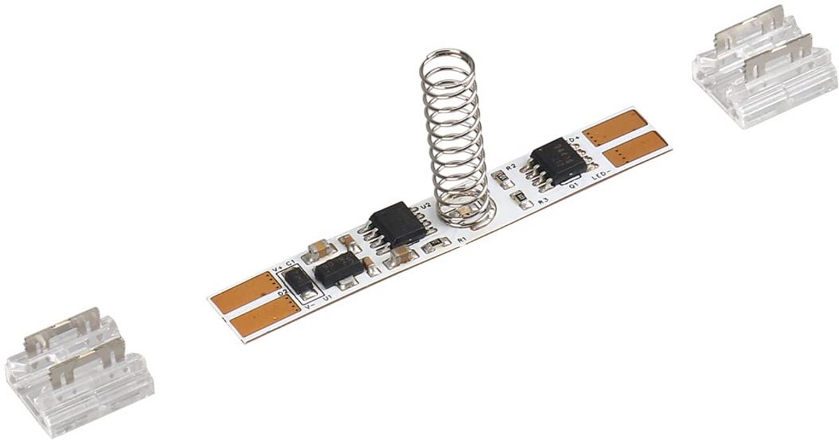 Touch Dimmer Schakelaar voor LED Strips - 12V/24V - Met Blauw Display en Geheugenfunctie