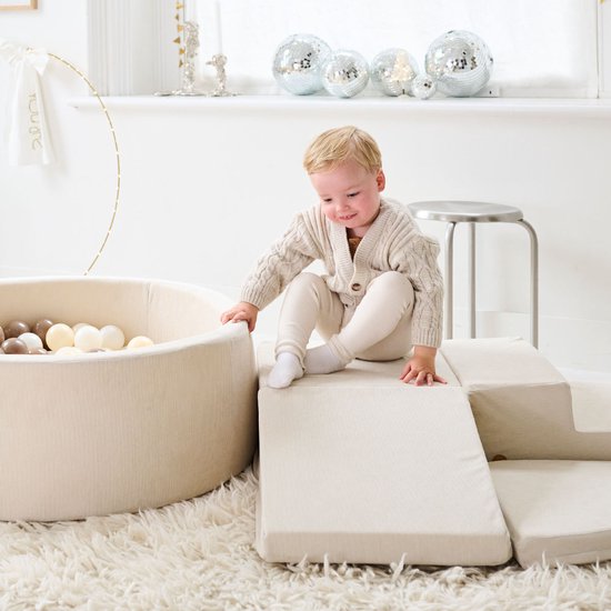 Petite Amélie Foam blokken - 4-delige speelset beige van Merkloos — afbeelding 5