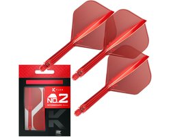 Target K-Flex Red NO2 - Dart Flights - Intermediate